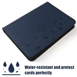 Card Binder 9 Pocket with Zipper, 648 Pockets Trading Card Holder Book, Premi... - Image 3