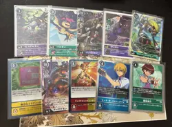 Japanese Digimon Card Lot Of 10 Holos/Rares See Pic For Exact Cards #5 - Image 1