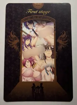 SEXY HEROINE WAIFU STARLESS Girls ACG PREMIUM HOLOFOIL CARD NM - Image 2