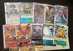 Japanese Digimon Card Lot Of 10 Holos/Rares See Pic For Exact Cards #3 - Image 1