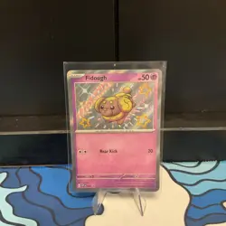 Fidough SVP069 Paldean Fates Holo Rare Promo Pokemon Card * New * - Image 1