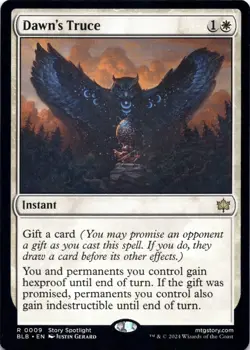 Dawn's Truce Bloomburrow - Magic MTG NM - Image 1