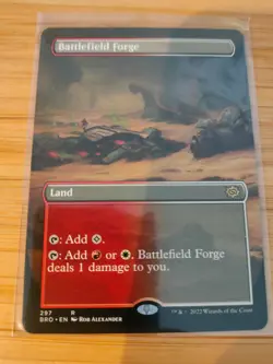 MTG Battlefield Forge (Borderless) 297 The Brothers' War M/NM Free UK P&P - Image 1