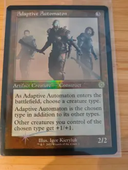 MTG Adaptive Automaton FOIL Retro Frame The Brothers' War M/NM Free UK P&P - Image 1