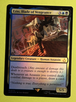 Ezio, Blade of Vengeance Foil ACR 275 - MTG - NM/M Never Played - Image 1