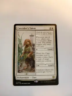 1x MTG Caretaker's Talent - Enchantment - Bloomburrow (BLB) Rare #0006 Regular - Image 1