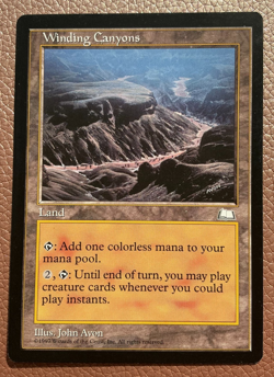 Winding Canyons MTG Magic the gathering - Image 1