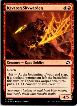 Kavaron Skywarden - C - - Normal - Edge of Eternities - #140 - NM - MTG - Image 1
