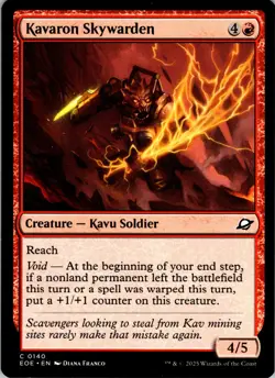 Kavaron Skywarden - C - - Normal - Edge of Eternities - #140 - NM - MTG - Image 1