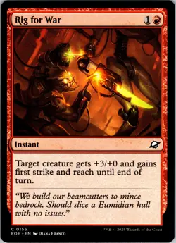 Rig for War - C - - Normal - Edge of Eternities - #156 - NM - MTG - Image 1