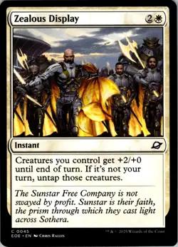 Zealous Display - C - - Normal - Edge of Eternities - #45 - NM - MTG - Image 1