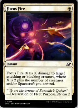 Focus Fire - C - - Normal - Edge of Eternities - #18 - NM - MTG - Image 1