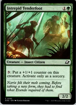 Intrepid Tenderfoot - C - - Normal - Edge of Eternities - #193 - NM - MTG - Image 1