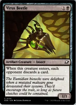 Virus Beetle - C - - Normal - Edge of Eternities - #124 - NM - MTG - Image 1