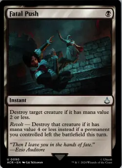 Fatal Push - U - - Normal - Universes Beyond: Assassin's Creed - #90 - NM - MTG - Image 1