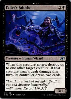 Faller's Faithful - U - - Normal - Edge of Eternities - #100 - NM - MTG - Image 1