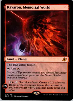 Kavaron, Memorial World - M - - Normal - Edge of Eternities - #255 - NM - MTG - Image 1
