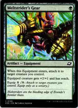 Meltstrider's Gear - C - - Normal - Edge of Eternities - #198 - NM - MTG - Image 1