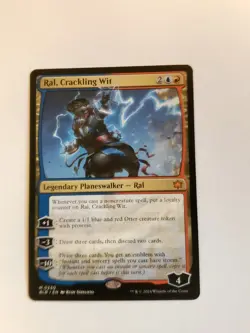 1x MTG Ral, Crackling Wit Legendary Planeswalker Bloomburrow (BLB) #0230 Regular - Image 1