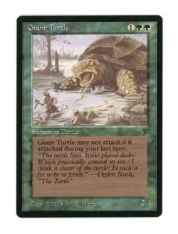 Giant Turtle - Magic the Gathering MTG - Legends - Common English - Image 1