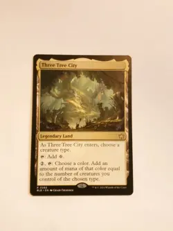 1x MTG Three Tree City - Legendary Land - Bloomburrow (BLB) Rare #0260 - Regular - Image 1