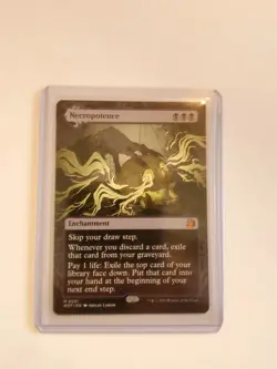 1x MTG Necropotence-Wilds of Eldraine: Enchanting Tales (WOE) Mythic #31 Regular - Image 3