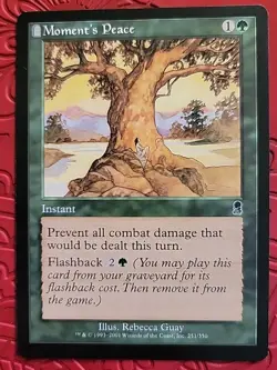MTG Moment's Peace x1 LP/NM ~Odyssey (Magic the Gathering)*Free Shipping* - Image 1