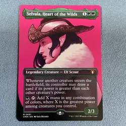 MTG- Selvala, Heart Of The Wilds- Commander Masters- NM Borderless- MAGIC CARD - Image 1