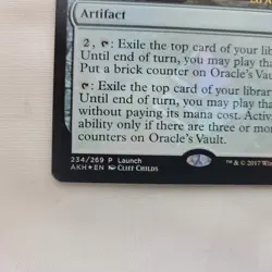 2x MTG FOIL Oracle's Vault Launch Promo NM Near Mint Magic the Gathering - Image 5