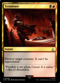 Terminate - U - - Normal - Universes Beyond: Assassin's Creed - #98 - NM - MTG - Image 1