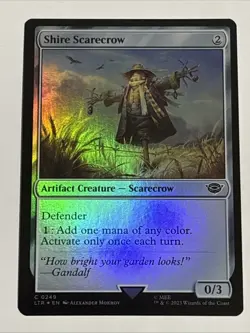 MTG Lord of the Rings Shire Scarecrow Foil 0249 NM - Image 1