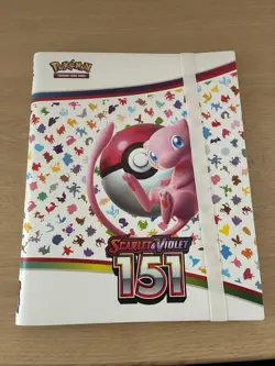 Scarlet Violet 151 Binder For Pokemon Cards TCG Nintendo Empty Folder - Image 1