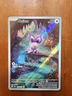 Noibat 169/159 Pokemon Scarlet & Violet Sv09: Journey Together Illustration Rare - Image 1