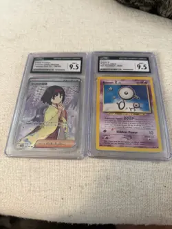Lot Of 2 Graded Slabs Pokemon Cards - Image 1