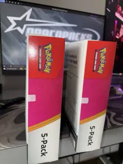 2x Pokemon Lot Scarlet & Violet 151 5-Pack Mini Tins w/ 4 Promos Costco - Image 2