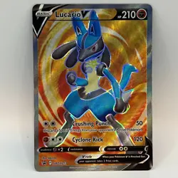 Pokemon Sword & Shield Black Star Promos Lucario V SWSH213 NM/NP - Image 1
