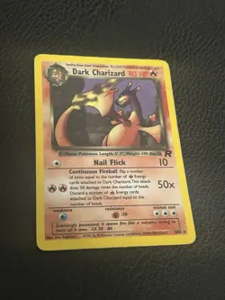 Pokemon Dark Charizard 4/82 Holo Rare - Vintage team Rocket LP/Exc - Image 3
