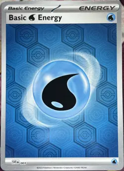 Water Energy Reverse Holo - 003 - Shrouded Fable Pokemon 2024 - Image 1