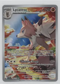 Lycanroc Illustration Rare Pokemon Journey Together (JTG) #166 - Image 1