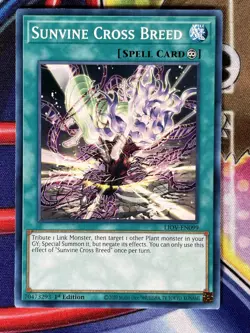 Yugioh Sunvine Cross Breed LIOV-EN099 Single - Image 1