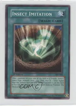 Insect Imitation 1st Ed. YuGiOh Pharaoh's Servant #PSV-068 2002 READ - Image 1