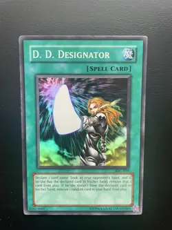 Yugioh D.D. Designator IOC-039 Super Rare Unlimited Edition Damaged - Image 1