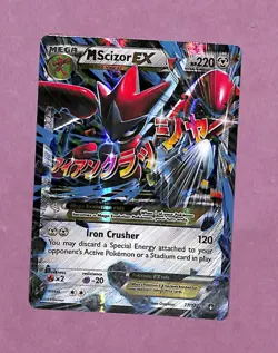 M Scizor EX 77/122 Breakpoint Holo Pokemon Card TCG Lightly Played LP - Image 1