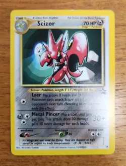 Scizor Pokemon Card, Black Star Promo 33 - Image 1