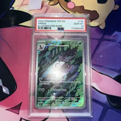 Arbok 176/162 PSA 10 Gem Mint Temporal Forces Illustration Rare Pokemon Card IR - Image 2