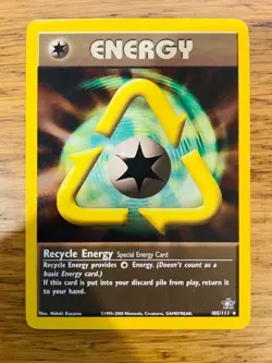 Recycle Energy (105/111) Rare Neo Genesis Set Pokemon Card! FREE P&P! - Image 4