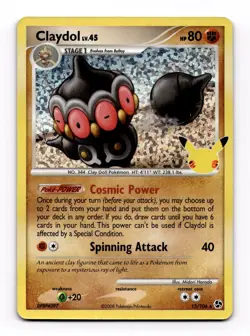 Claydol LV.45 15/106 - Celebrations - Holo Rare Pokemon Card Near Mint - Image 1