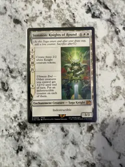 Summon Knights of Round NM/M Final Fantasy MTG Magic Card Mythic - Image 1