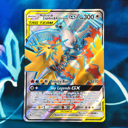 Moltres Zapdos Articuno GX - 66/68 - Full Art Hidden Fates - Pokemon Card - NM - Image 1