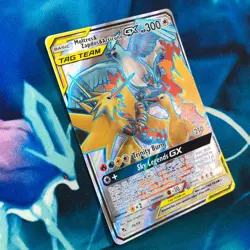 Moltres Zapdos Articuno GX - 66/68 - Full Art Hidden Fates - Pokemon Card - NM - Image 3